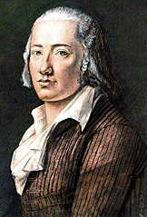 Retrato de Friedrich Hölderlin